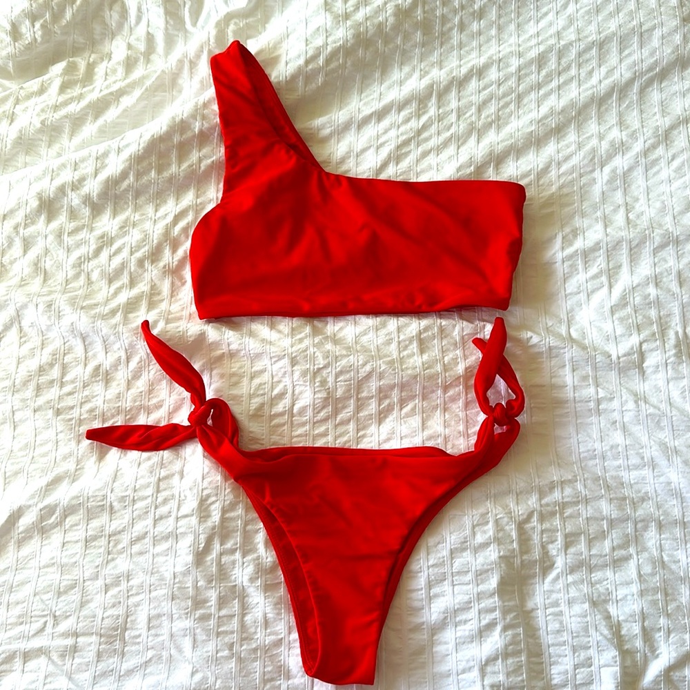 Mikoh bikini in fiery red
